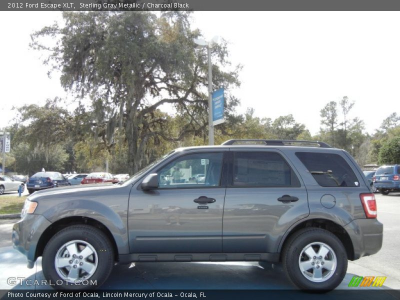 Sterling Gray Metallic / Charcoal Black 2012 Ford Escape XLT
