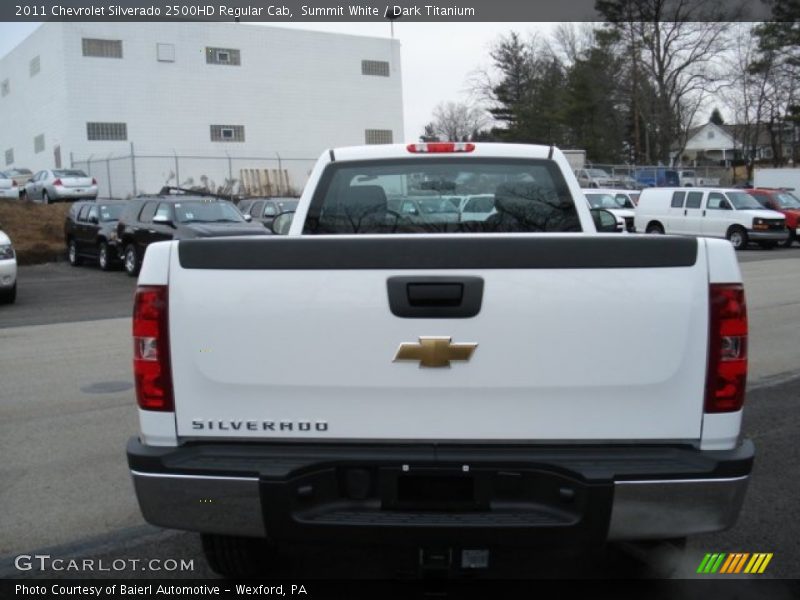 Summit White / Dark Titanium 2011 Chevrolet Silverado 2500HD Regular Cab