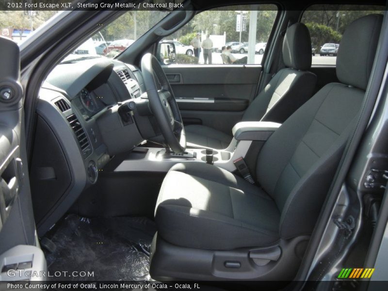 Sterling Gray Metallic / Charcoal Black 2012 Ford Escape XLT