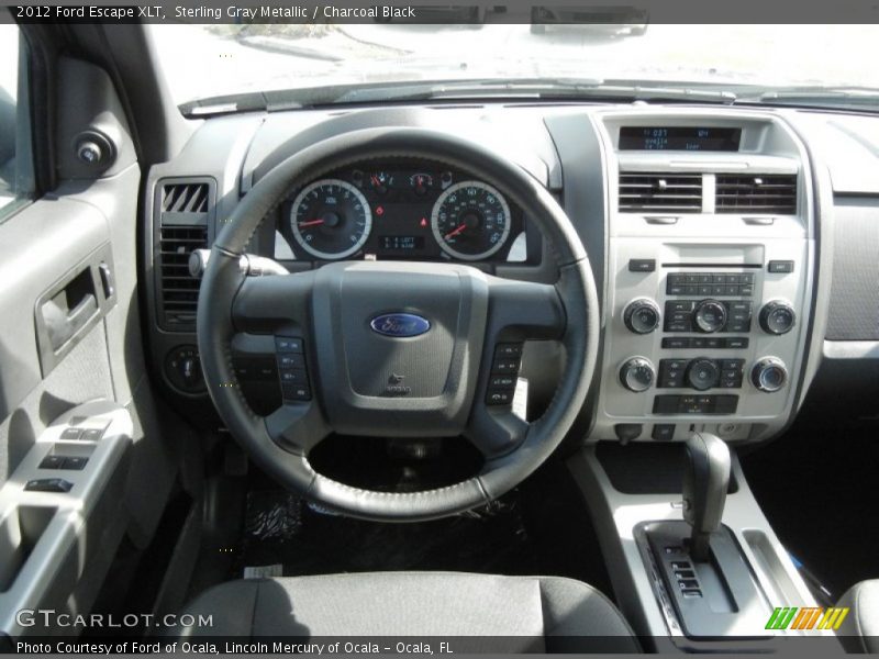 Sterling Gray Metallic / Charcoal Black 2012 Ford Escape XLT
