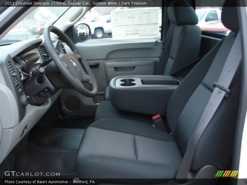 Summit White / Dark Titanium 2011 Chevrolet Silverado 2500HD Regular Cab