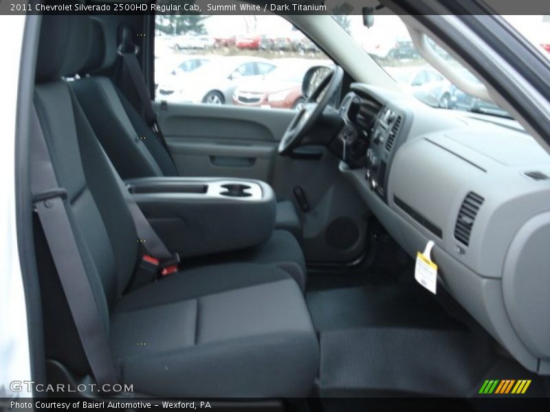 Summit White / Dark Titanium 2011 Chevrolet Silverado 2500HD Regular Cab
