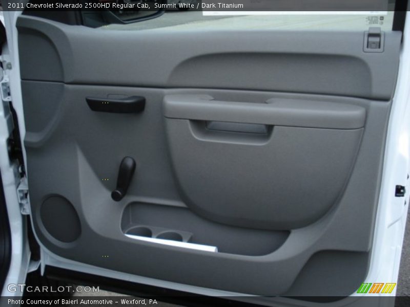 Summit White / Dark Titanium 2011 Chevrolet Silverado 2500HD Regular Cab