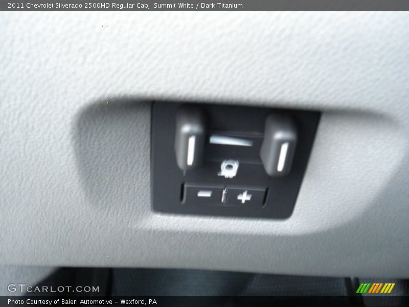 Summit White / Dark Titanium 2011 Chevrolet Silverado 2500HD Regular Cab