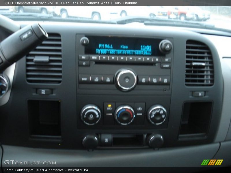 Summit White / Dark Titanium 2011 Chevrolet Silverado 2500HD Regular Cab