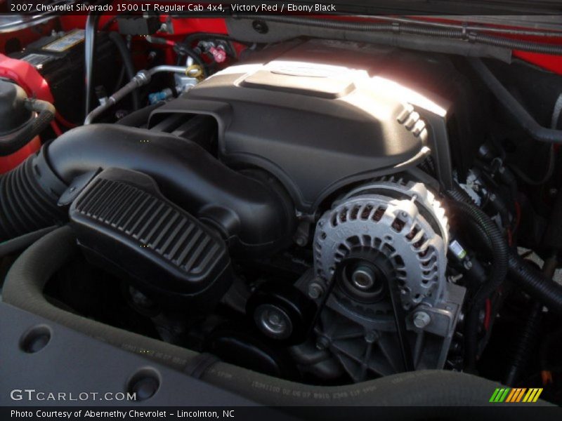Victory Red / Ebony Black 2007 Chevrolet Silverado 1500 LT Regular Cab 4x4