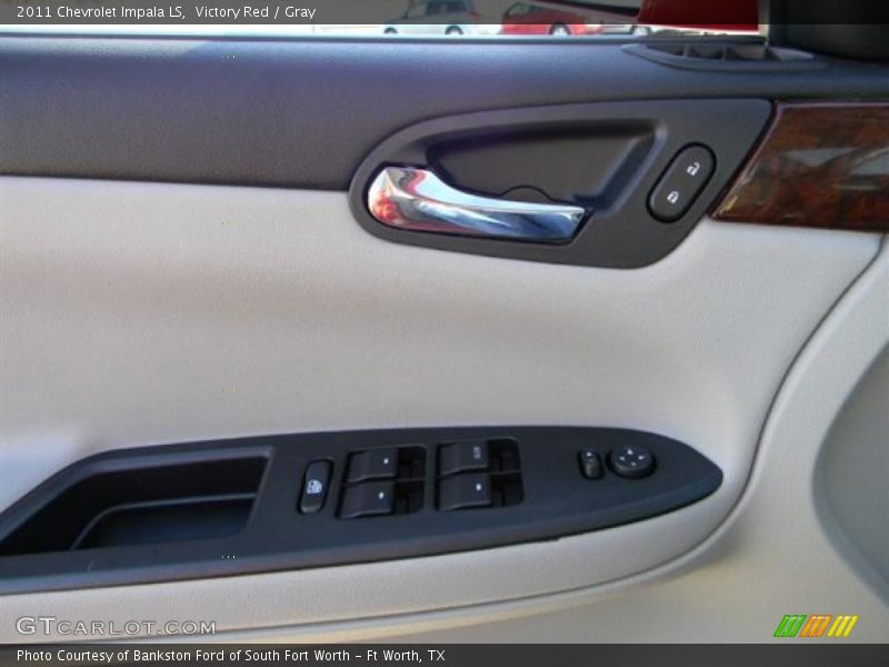 Victory Red / Gray 2011 Chevrolet Impala LS