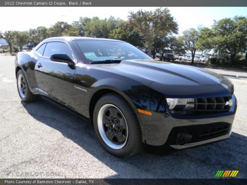 Black / Black 2012 Chevrolet Camaro LS Coupe