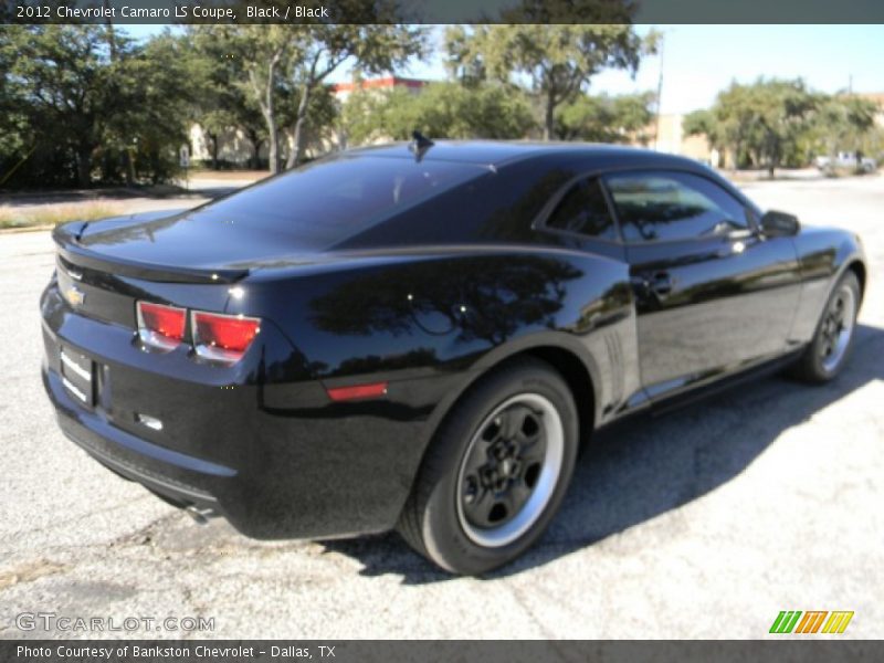 Black / Black 2012 Chevrolet Camaro LS Coupe