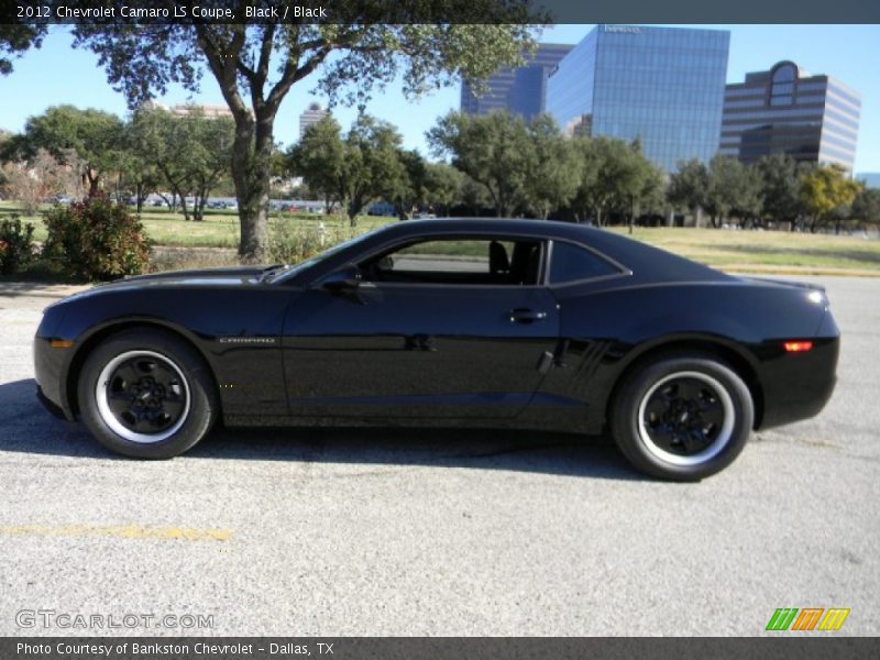 Black / Black 2012 Chevrolet Camaro LS Coupe