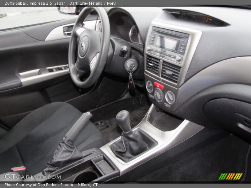 Dark Gray Metallic / Ivory 2009 Subaru Impreza 2.5i Sedan