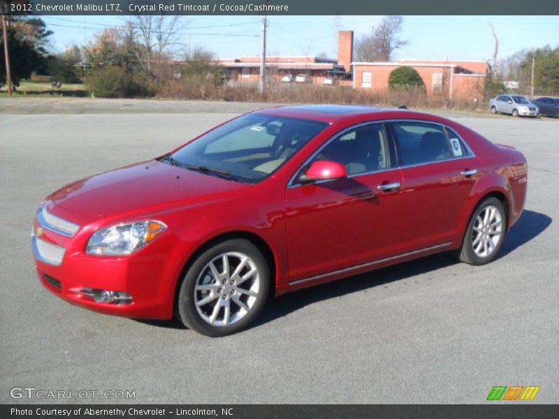 Crystal Red Tintcoat / Cocoa/Cashmere 2012 Chevrolet Malibu LTZ
