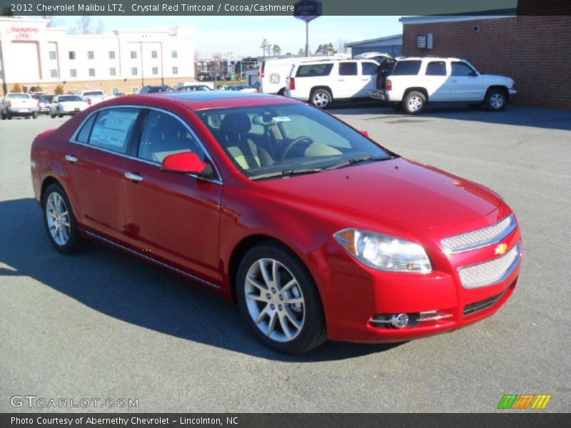 Crystal Red Tintcoat / Cocoa/Cashmere 2012 Chevrolet Malibu LTZ