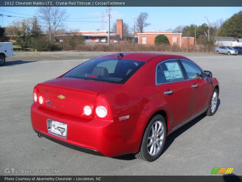 Crystal Red Tintcoat / Cocoa/Cashmere 2012 Chevrolet Malibu LTZ