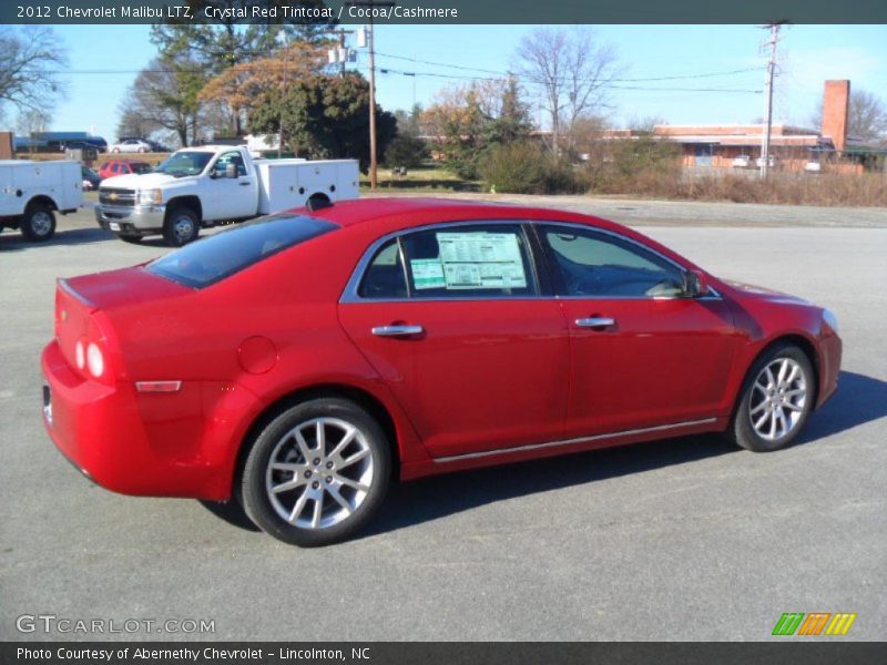 Crystal Red Tintcoat / Cocoa/Cashmere 2012 Chevrolet Malibu LTZ