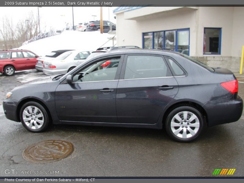 Dark Gray Metallic / Ivory 2009 Subaru Impreza 2.5i Sedan