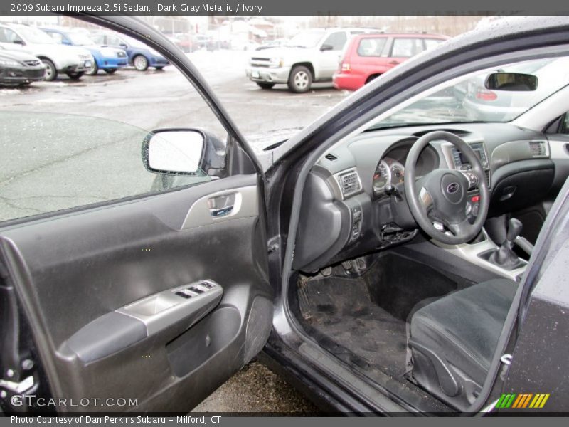 Dark Gray Metallic / Ivory 2009 Subaru Impreza 2.5i Sedan