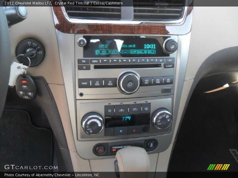 Crystal Red Tintcoat / Cocoa/Cashmere 2012 Chevrolet Malibu LTZ