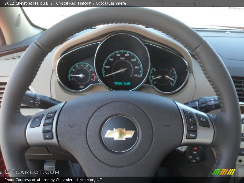 Crystal Red Tintcoat / Cocoa/Cashmere 2012 Chevrolet Malibu LTZ