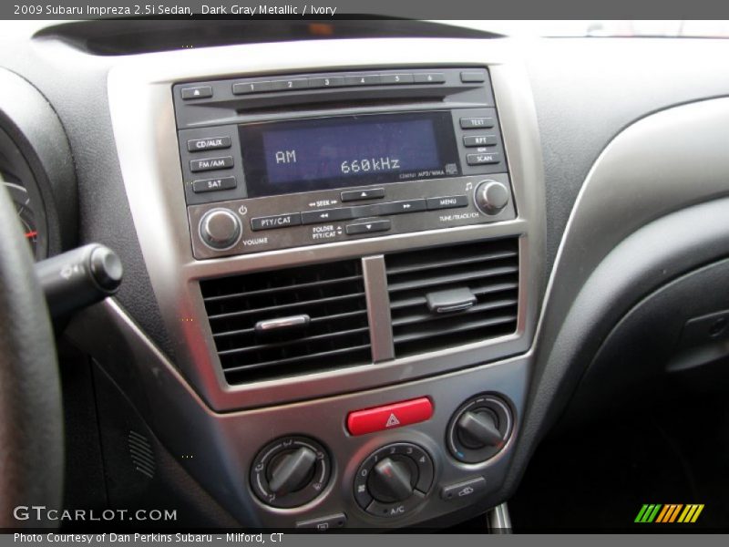 Dark Gray Metallic / Ivory 2009 Subaru Impreza 2.5i Sedan