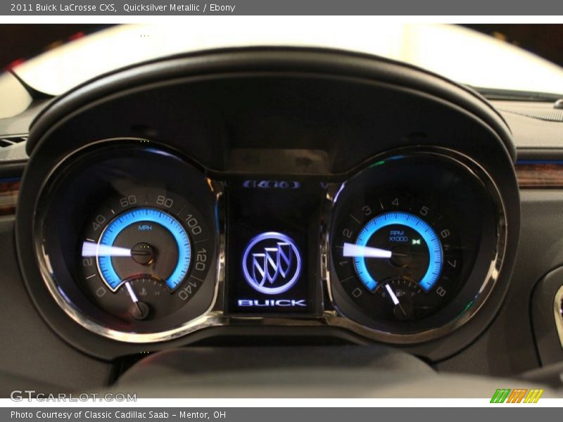 Quicksilver Metallic / Ebony 2011 Buick LaCrosse CXS