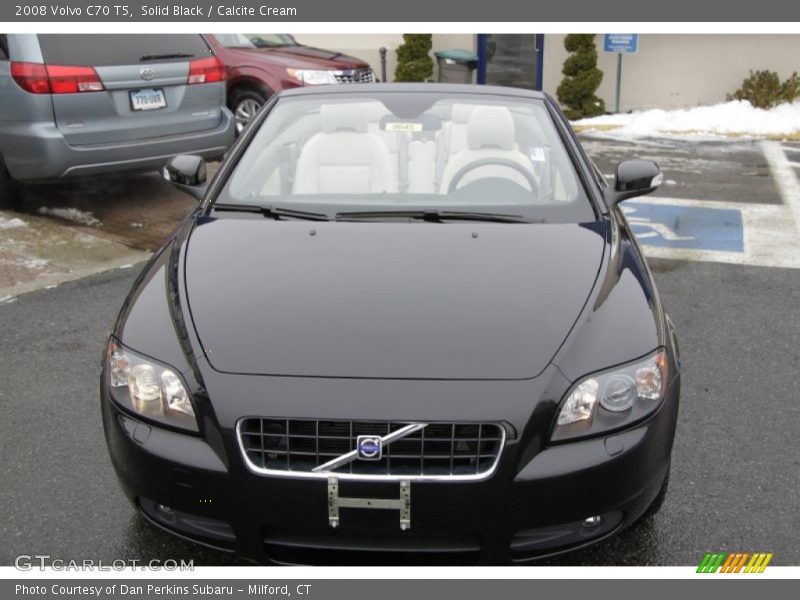 Solid Black / Calcite Cream 2008 Volvo C70 T5