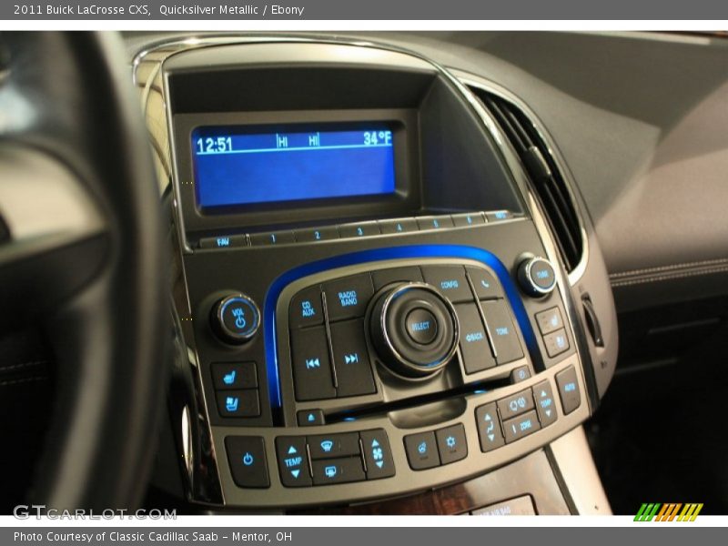 Quicksilver Metallic / Ebony 2011 Buick LaCrosse CXS