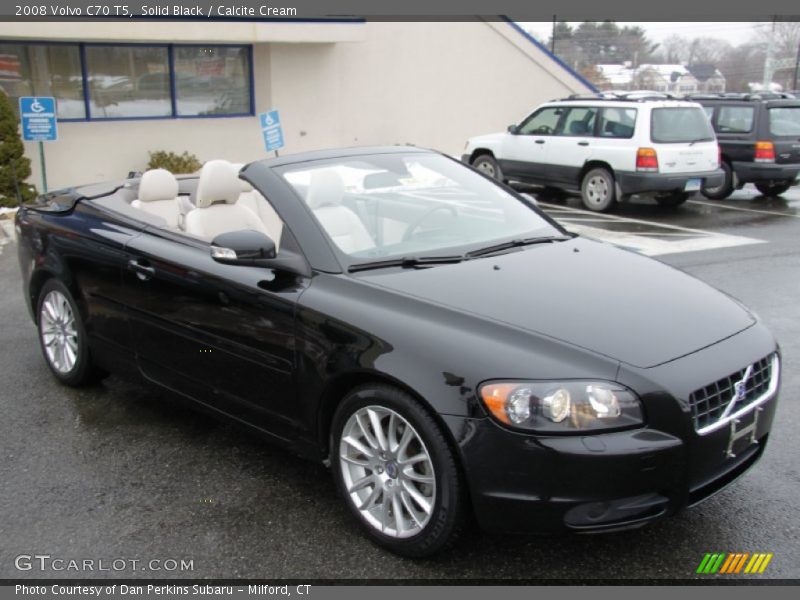 Solid Black / Calcite Cream 2008 Volvo C70 T5