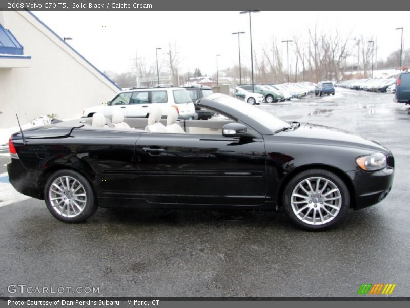 Solid Black / Calcite Cream 2008 Volvo C70 T5