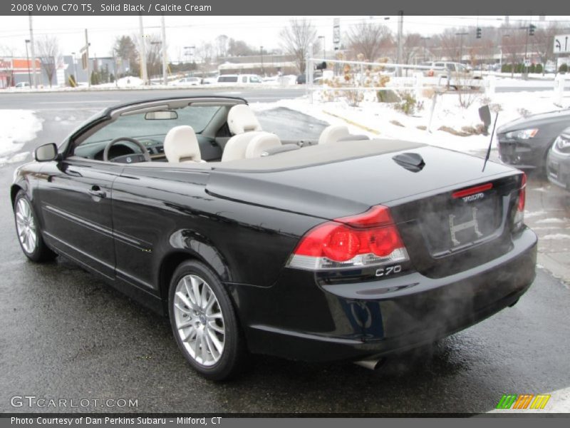 Solid Black / Calcite Cream 2008 Volvo C70 T5