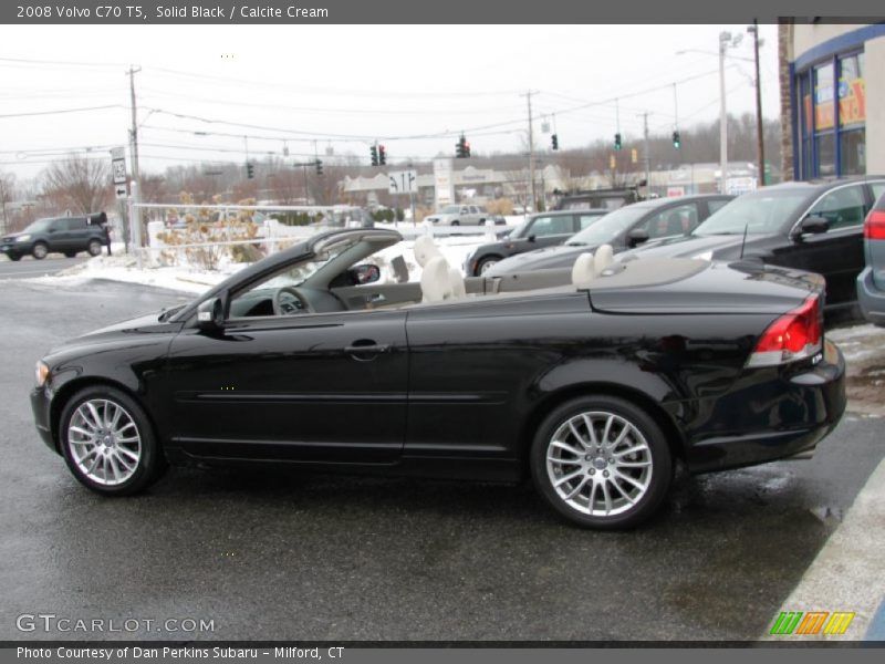 Solid Black / Calcite Cream 2008 Volvo C70 T5
