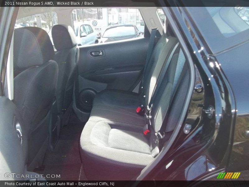 Wicked Black / Black 2011 Nissan Rogue S AWD