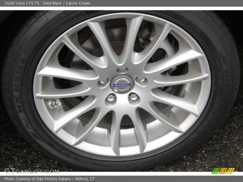 Solid Black / Calcite Cream 2008 Volvo C70 T5