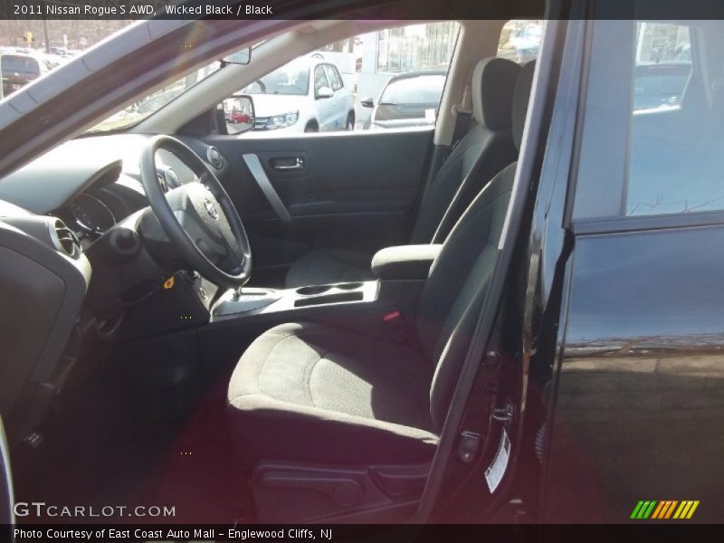 Wicked Black / Black 2011 Nissan Rogue S AWD