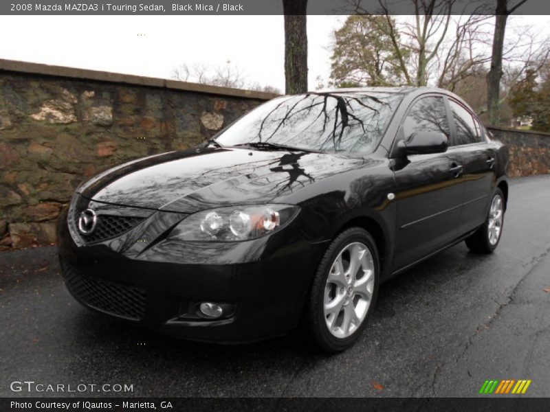 Black Mica / Black 2008 Mazda MAZDA3 i Touring Sedan