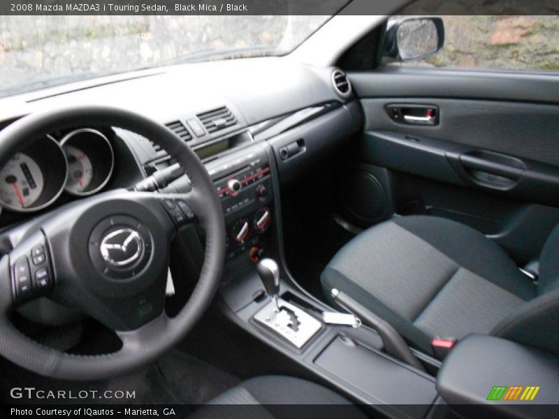 Black Mica / Black 2008 Mazda MAZDA3 i Touring Sedan