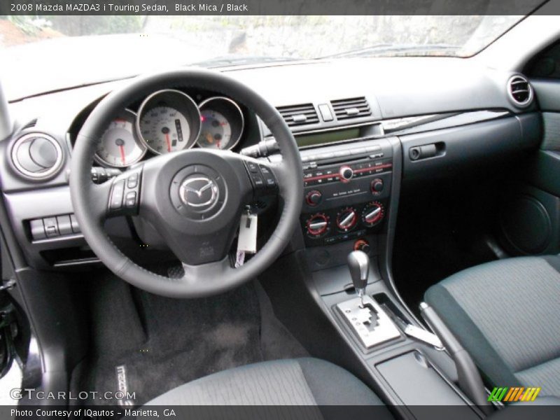 Black Mica / Black 2008 Mazda MAZDA3 i Touring Sedan
