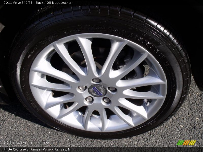 Black / Off Black Leather 2011 Volvo S40 T5