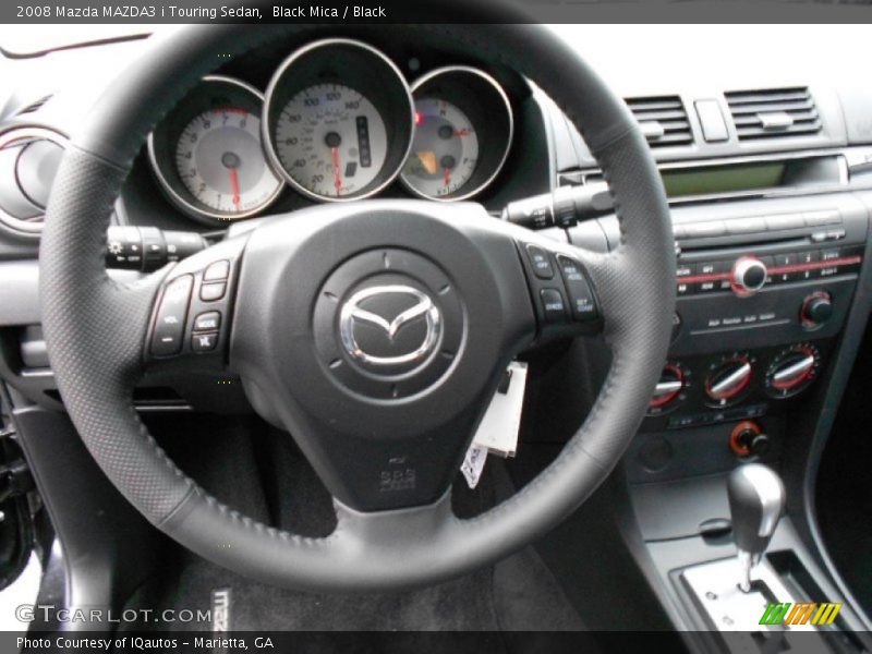 Black Mica / Black 2008 Mazda MAZDA3 i Touring Sedan
