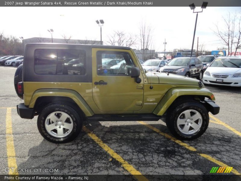 Rescue Green Metallic / Dark Khaki/Medium Khaki 2007 Jeep Wrangler Sahara 4x4