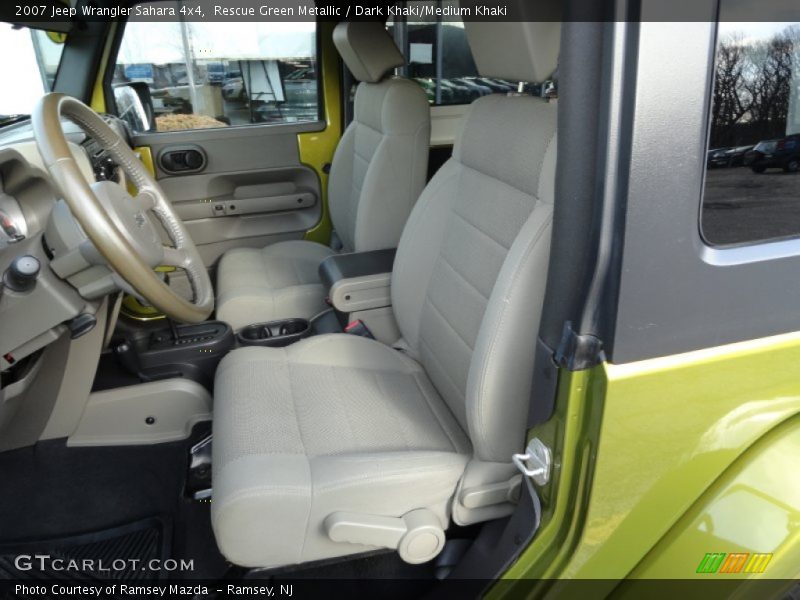 Rescue Green Metallic / Dark Khaki/Medium Khaki 2007 Jeep Wrangler Sahara 4x4