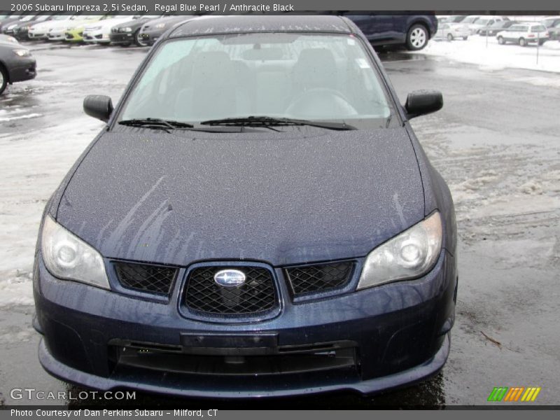 Regal Blue Pearl / Anthracite Black 2006 Subaru Impreza 2.5i Sedan
