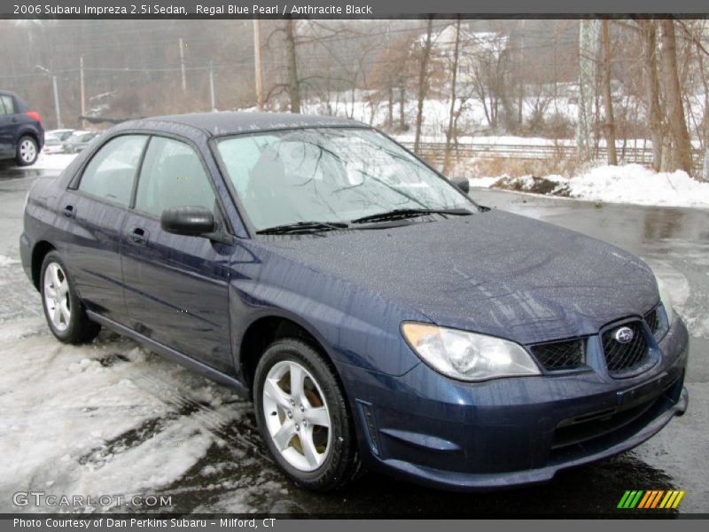 Regal Blue Pearl / Anthracite Black 2006 Subaru Impreza 2.5i Sedan