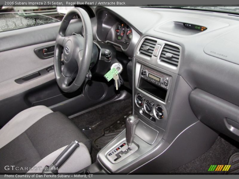 Regal Blue Pearl / Anthracite Black 2006 Subaru Impreza 2.5i Sedan