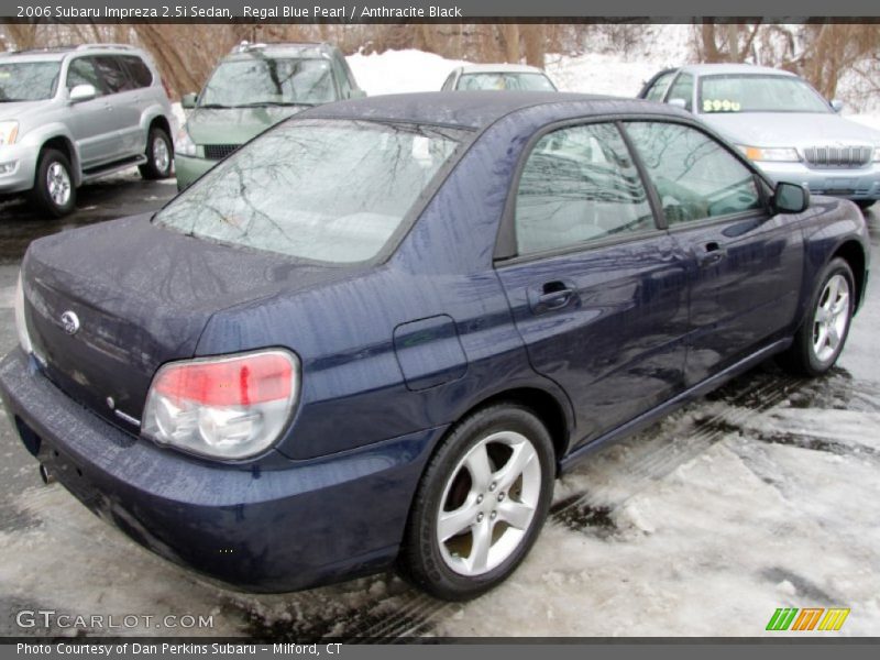 Regal Blue Pearl / Anthracite Black 2006 Subaru Impreza 2.5i Sedan