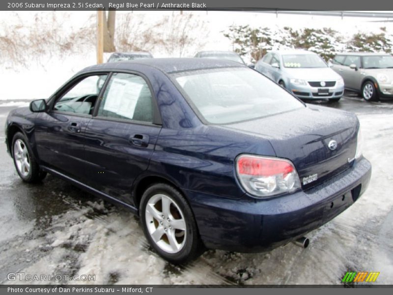 Regal Blue Pearl / Anthracite Black 2006 Subaru Impreza 2.5i Sedan