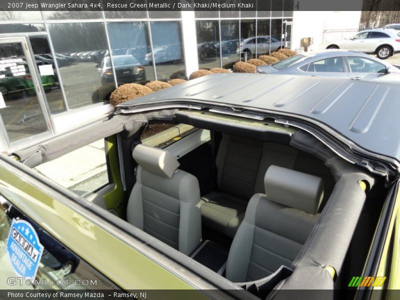 Rescue Green Metallic / Dark Khaki/Medium Khaki 2007 Jeep Wrangler Sahara 4x4