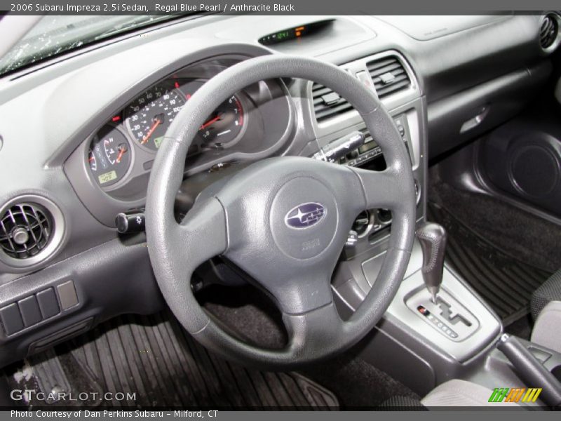 Regal Blue Pearl / Anthracite Black 2006 Subaru Impreza 2.5i Sedan