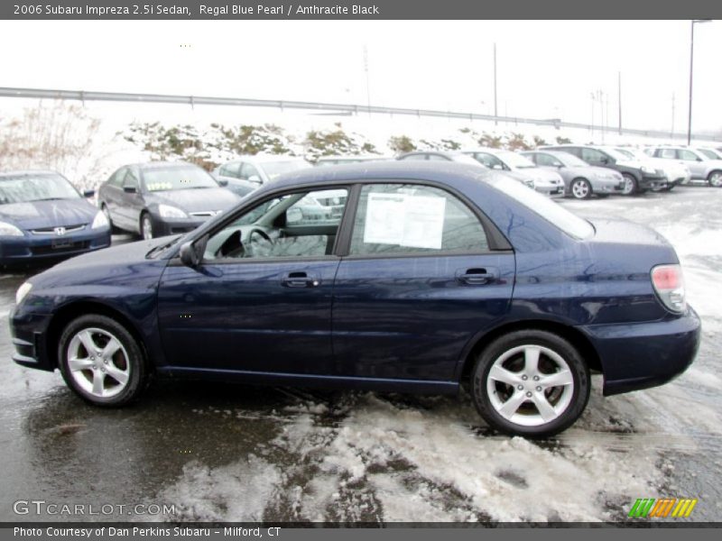 Regal Blue Pearl / Anthracite Black 2006 Subaru Impreza 2.5i Sedan