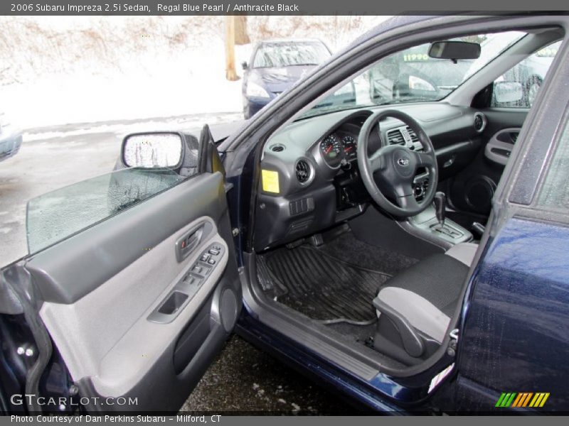 Regal Blue Pearl / Anthracite Black 2006 Subaru Impreza 2.5i Sedan